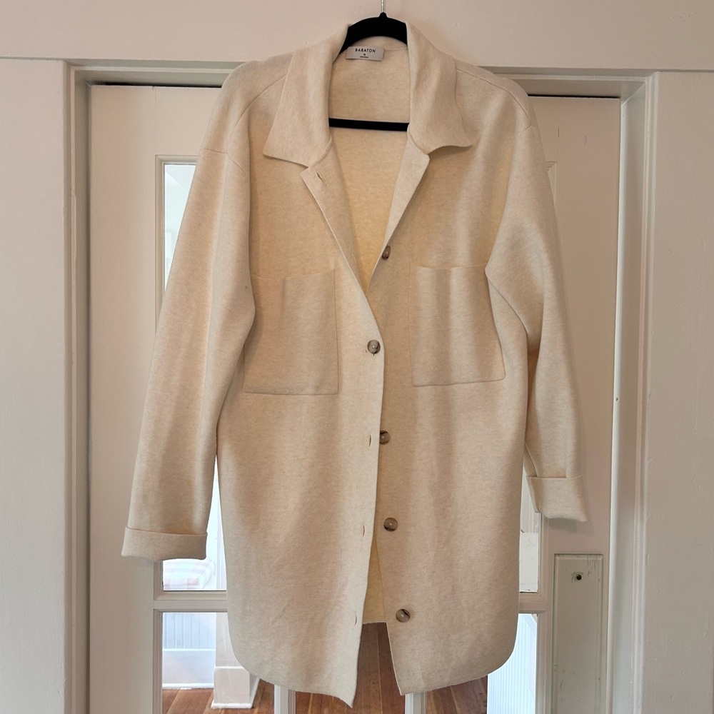 Aritzia Babaton Society Sweater in Cream Birch